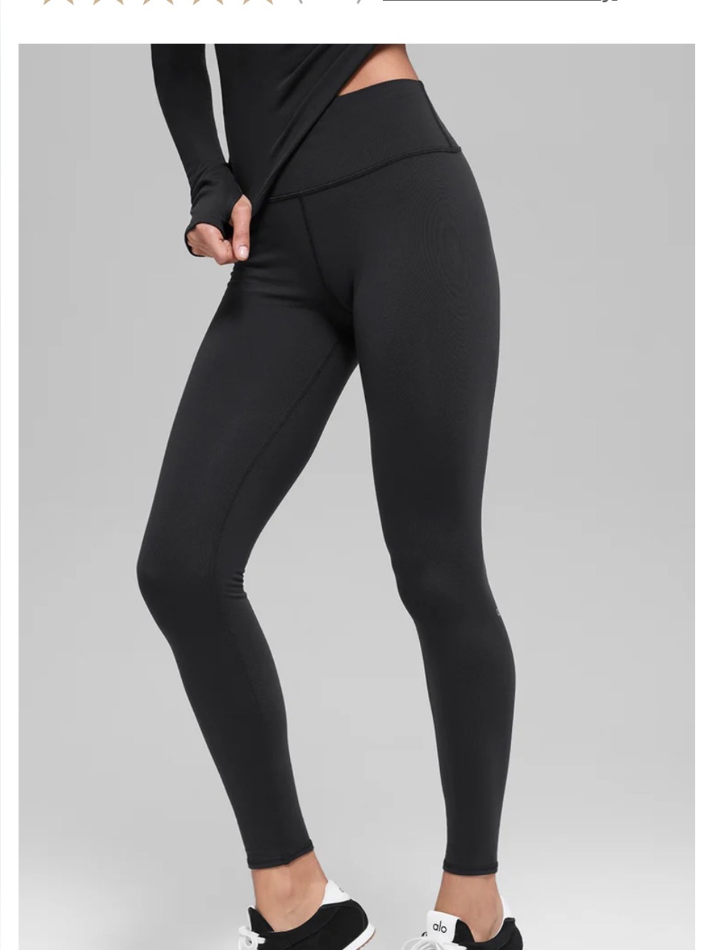 ALO Yoga Black High-Waist Leggings
